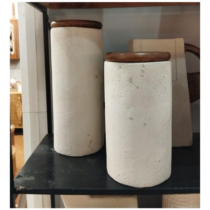 Jarron Urban DKD Home Decor Crudo Marron 16 x 30 x 16 cm 1 Jarron Urban DKD Home Decor Crudo Marron 16 x 30 x 16 cm 1