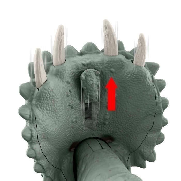 Triceratops Mega Acción - Mattel - Htk79 4 Triceratops Mega Acción - Mattel - Htk79 4
