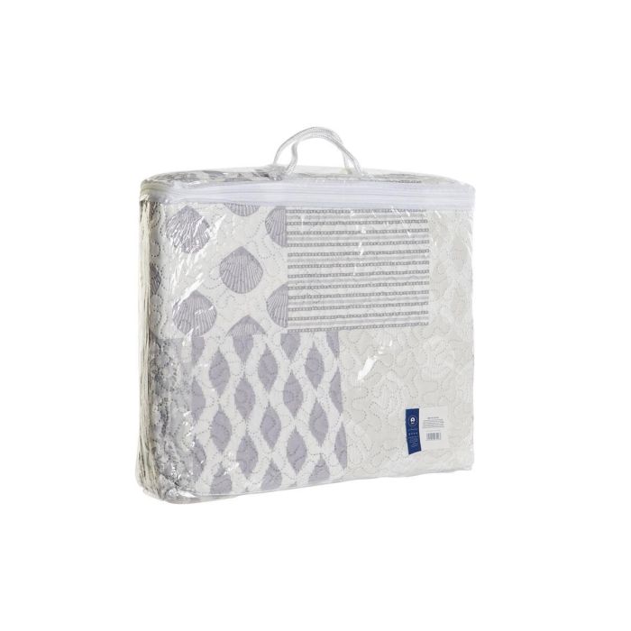 Colcha Cottage DKD Home Decor Beige Gris 260 x 1 x 180 cm 3 Colcha Cottage DKD Home Decor Beige Gris 260 x 1 x 180 cm 3