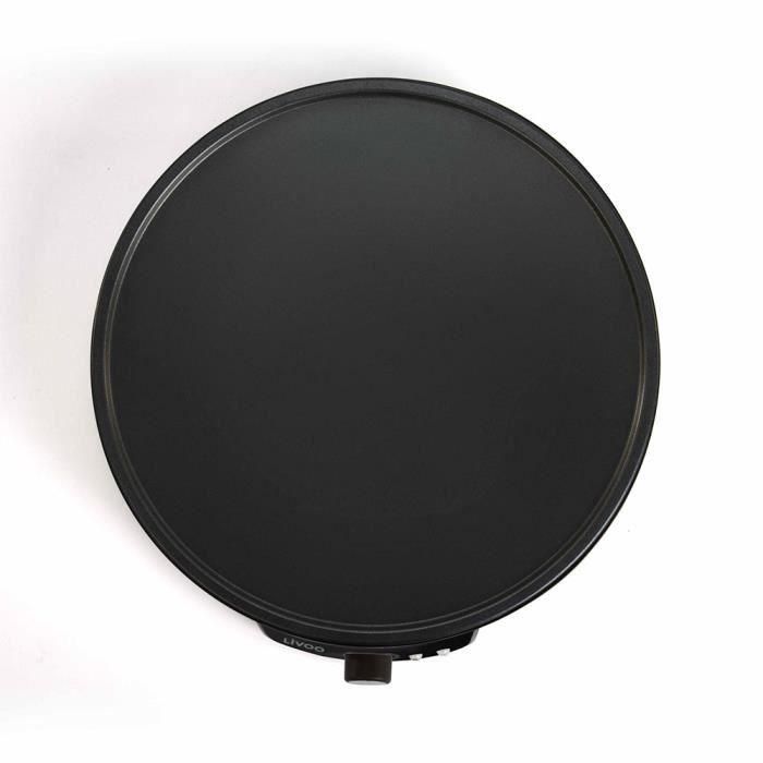 LIVOO DOP196 Crepiere 30cm 1000W - Negro 1 LIVOO DOP196 Crepiere 30cm 1000W - Negro 1