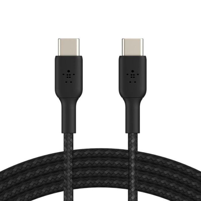 Belkin CAB004BT1MBK Cable USB-C a USB-C Trenzado 1M Negro 4