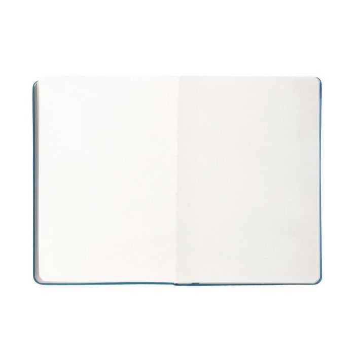 Cuaderno Con Gomilla Antartik Notes Tapa Dura A4 Hojas Lisas Azul Claro 100 Hojas 80 gr Fsc 7