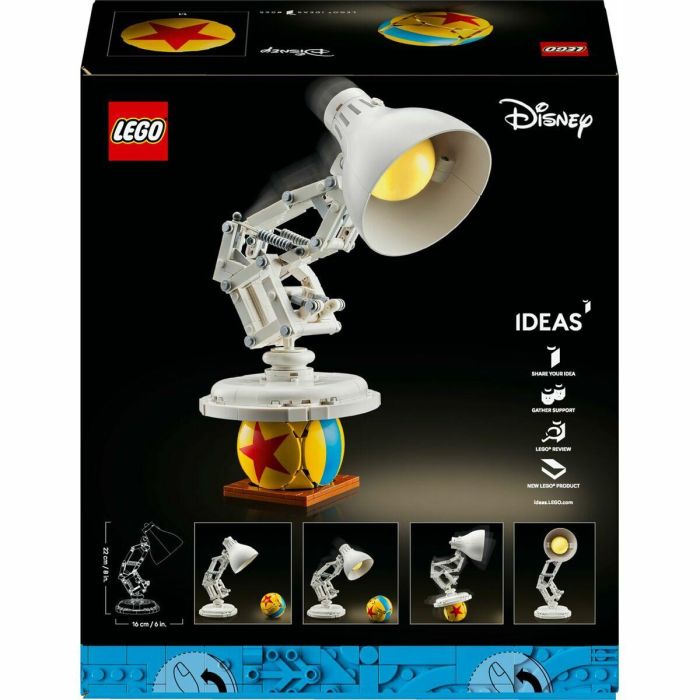 Lego Ideas 21357 Disney Pixar Luxo Jr. Set de Construcción Coleccionable para Adultos Decoración 1
