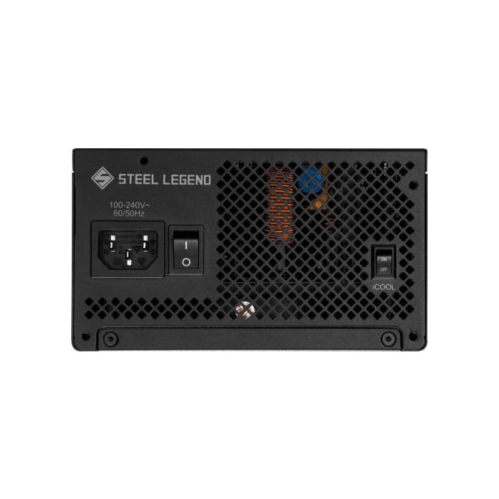 ASRock Fuente de Alimentación SL-750G 90-UXS075-GFEAAA, PSU 750W 80 PLUS Gold Modular ATX 3.1 con Conectores PCI-E 5.1 (12+4pin) y SATA, Color Negro