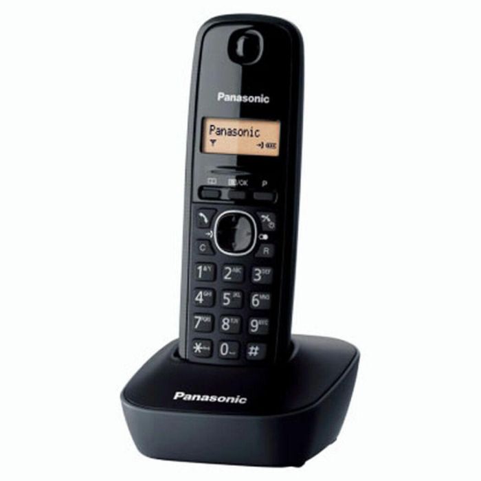 Panasonic KX-TG1611FRH Solo Teléfono inalámbrico sin contestador automático Negro