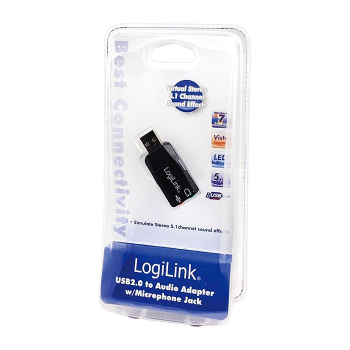 Logilink Adaptador USB Audio 5.1 Plug and Play Logilink Adaptador USB Audio 5.1 Plug and Play