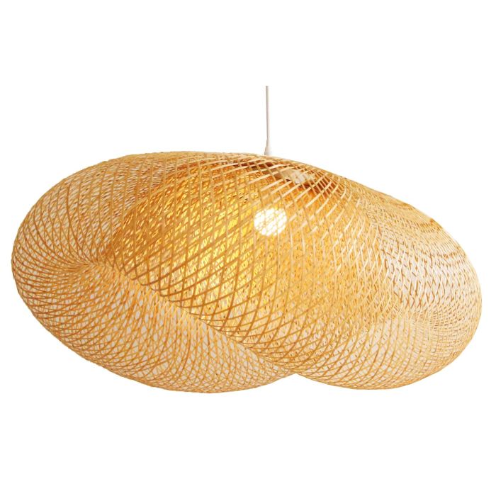 DKD Home Decor Lampara Techo Balines Natural Bambu 60 x 45 x 105 cm Hecho a Mano E27 0 DKD Home Decor Lampara Techo Balines Natural Bambu 60 x 45 x 105 cm Hecho a Mano E27 0