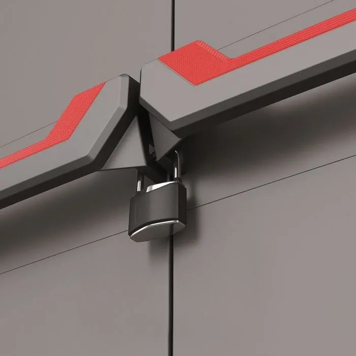 Keter Mueble Bajo Stilo Gris / Negro / Rojo 68 x 39 x 90 cm KET8013183115968 3 Keter Mueble Bajo Stilo Gris / Negro / Rojo 68 x 39 x 90 cm KET8013183115968 3