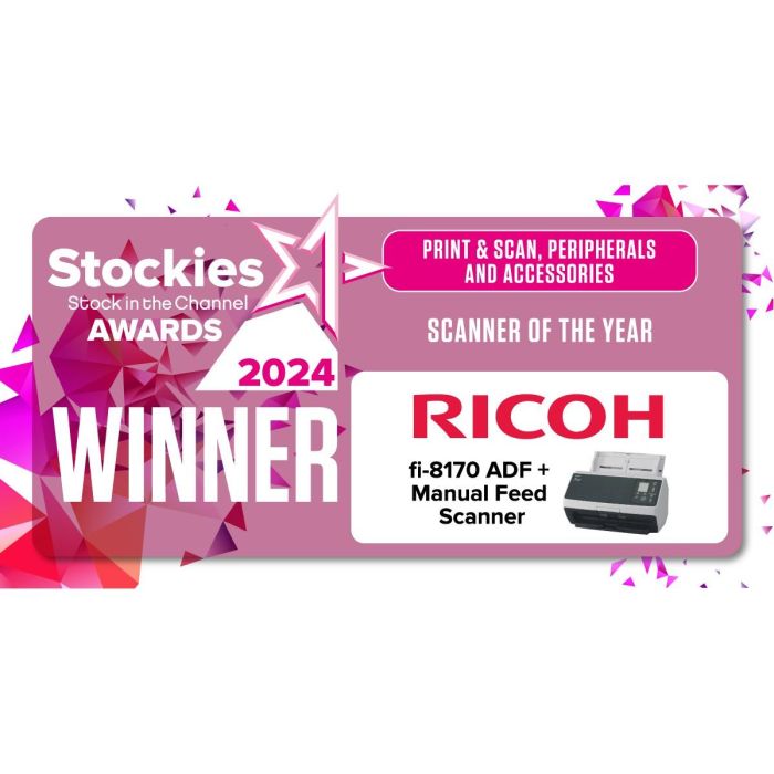 Ricoh fi-8170 Escáner de Documentos 70 ppm ADF Dúplex USB 3.2 LAN 6