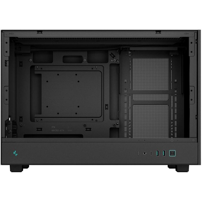 DeepCool CH260 Micro Torre PC Negra para Placas micro ATX, Mini-ATX, Mini-ITX con Ventana Lateral 5
