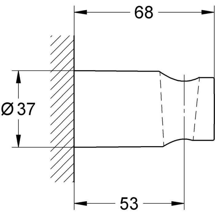 GROHE - Soporte de ducha de pared 2