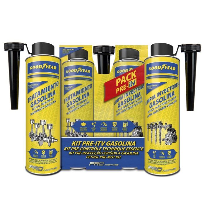 Limpiador de Inyectores Gasolina Pre-ITV Goodyear 300 ml