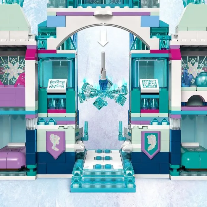 Lego Disney 43244 Palacio de Hielo de Elsa, Juguete de Construcción para Niños y Fans de Frozen 3