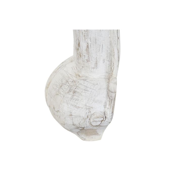 Mesa Comedor Indio DKD Home Decor Blanco Natural 90 x 80 x 180 cm 3