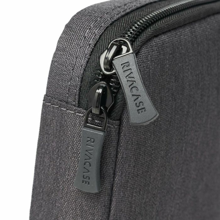 Rivacase 5631 Organizador de Viaje para Cables Negro, con 2 Bolsillos de Malla con Cremallera y Lazos Elásticos de Poliéster RPET 5 Rivacase 5631 Organizador de Viaje para Cables Negro, con 2 Bolsillos de Malla con Cremallera y Lazos Elásticos de Poliéster RPET 5