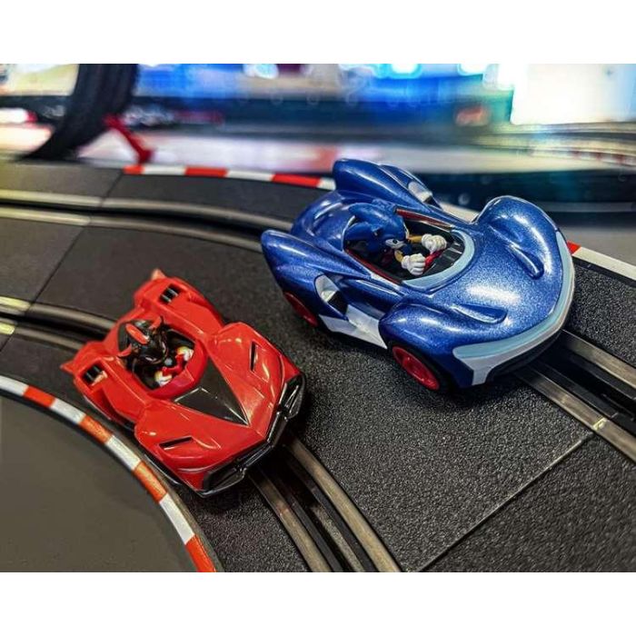 Pista sonic the hedgehog, incluye 2 coches (sonic y shadow) 4,9 metros 7 Pista sonic the hedgehog, incluye 2 coches (sonic y shadow) 4,9 metros 7