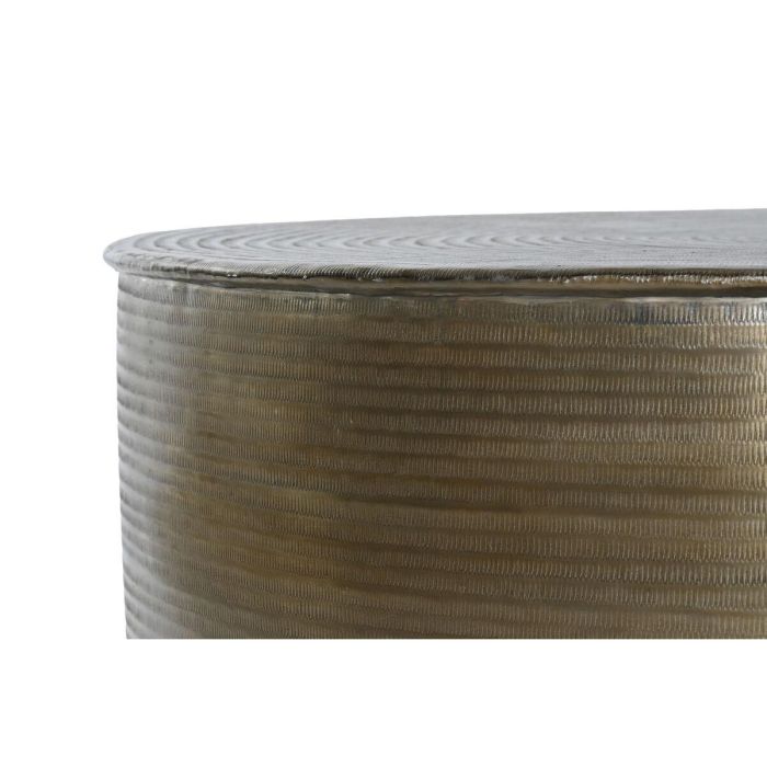 Mesa de Centro Home ESPRIT Dorado Aluminio 90 x 90 x 40 cm 1 Mesa de Centro Home ESPRIT Dorado Aluminio 90 x 90 x 40 cm 1