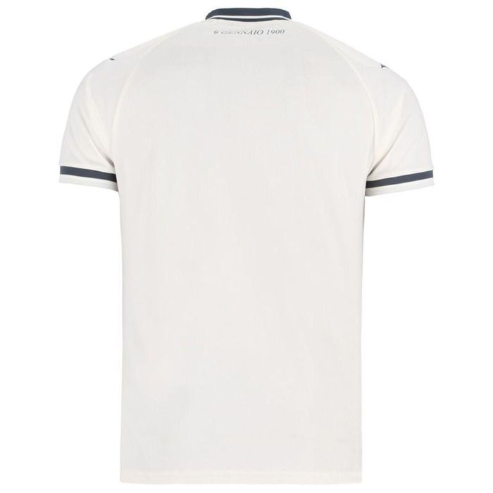 Camiseta de Fútbol de Manga Corta Hombre Mizuno Lazio Away Blanco 11-12 Años