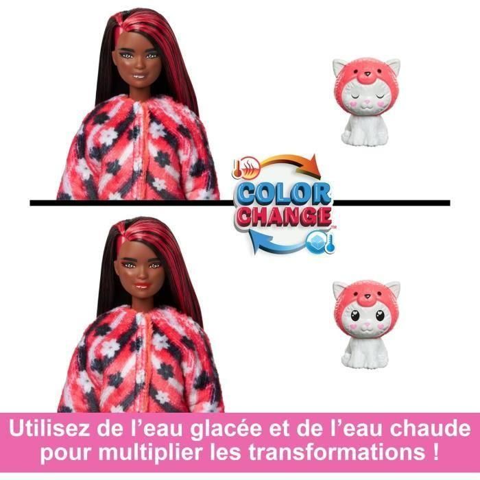 Barbie Cutie Reveal Disfraces Gatito Panda Rojo Hrk23 3