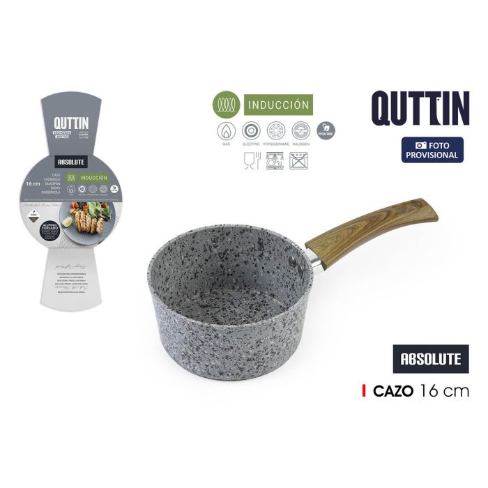 Cazo de aluminio forjado 16 cm Inde Absolut Quttin (6 Unidades) Cazo de aluminio forjado 16 cm Inde Absolut Quttin (6 Unidades)