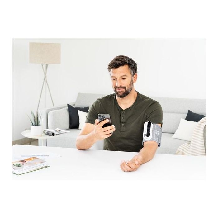 Beurer Tensiometro de Brazo Integral con Bluetooth, Brazalete Integrado para Medir Presión Arterial y Pulso 5 Beurer Tensiometro de Brazo Integral con Bluetooth, Brazalete Integrado para Medir Presión Arterial y Pulso 5