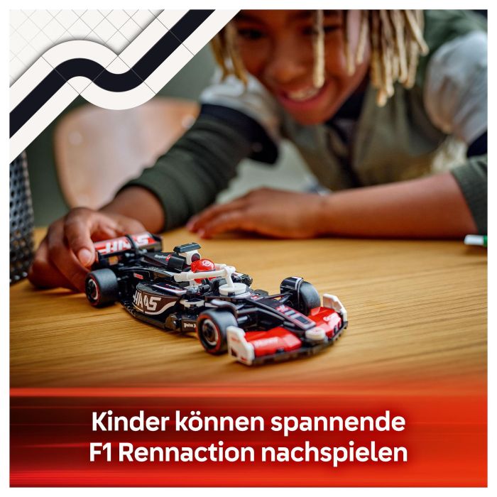 LEGO Speed Champions MoneyGram Haas F1 Team VF-24 Coche de Carreras, Juego de Construcción, 242 Piezas, 10+ Años 20