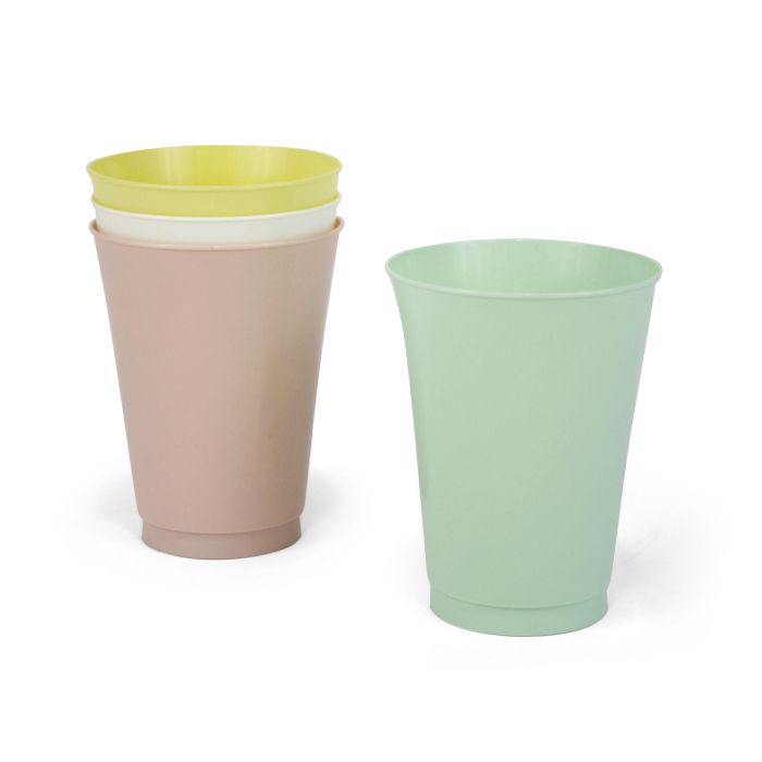 Set de 4 vasos PP Pastel de la marca Dem (24 Cajas) 7 Set de 4 vasos PP Pastel de la marca Dem (24 Cajas) 7