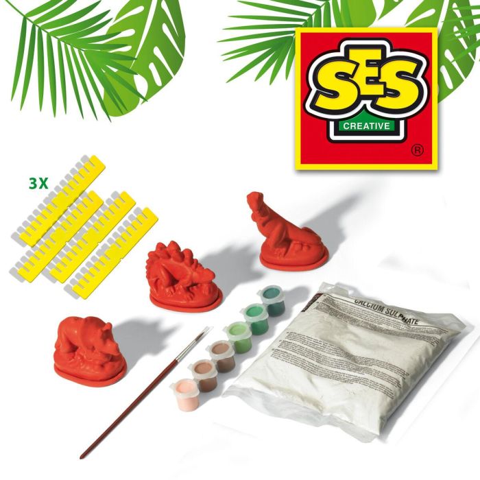 Pasta de modelar SES Creative Set de moldear Dinosaurios 1 Pasta de modelar SES Creative Set de moldear Dinosaurios 1
