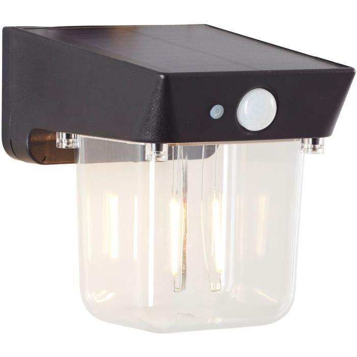 Brilliant BRI4004353437854 Aplique Exterior PARSON LED Solar Detector de Movimiento 3,7W Negro Plástico 0 Brilliant BRI4004353437854 Aplique Exterior PARSON LED Solar Detector de Movimiento 3,7W Negro Plástico 0
