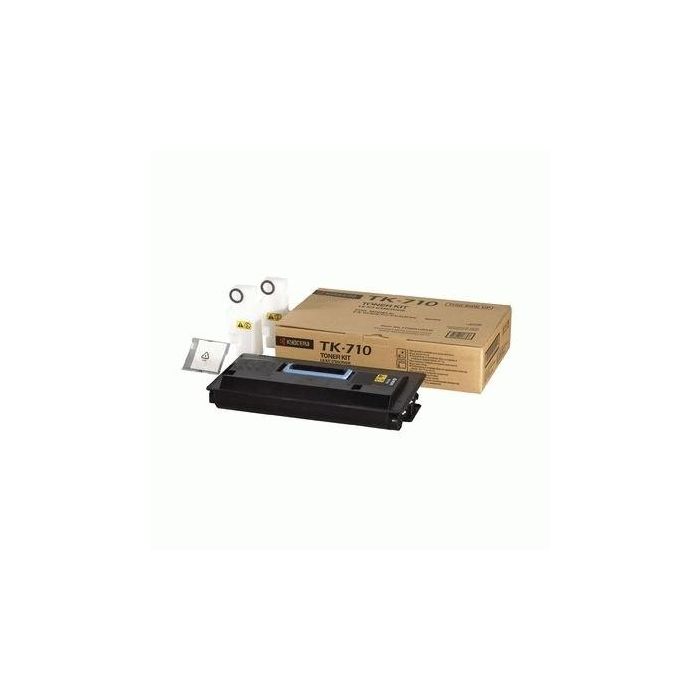 Kyocera TK-710 Toner Negro Rendimiento 40.000 Páginas Compatible FS-9130DN, FS-9530DN Original 3