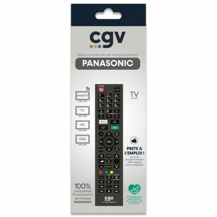 CGV CGV3322103009603 Mando a Distancia de Repuesto para Televisor Panasonic FIDELIO, Listo para usar, Sin Programación. 3