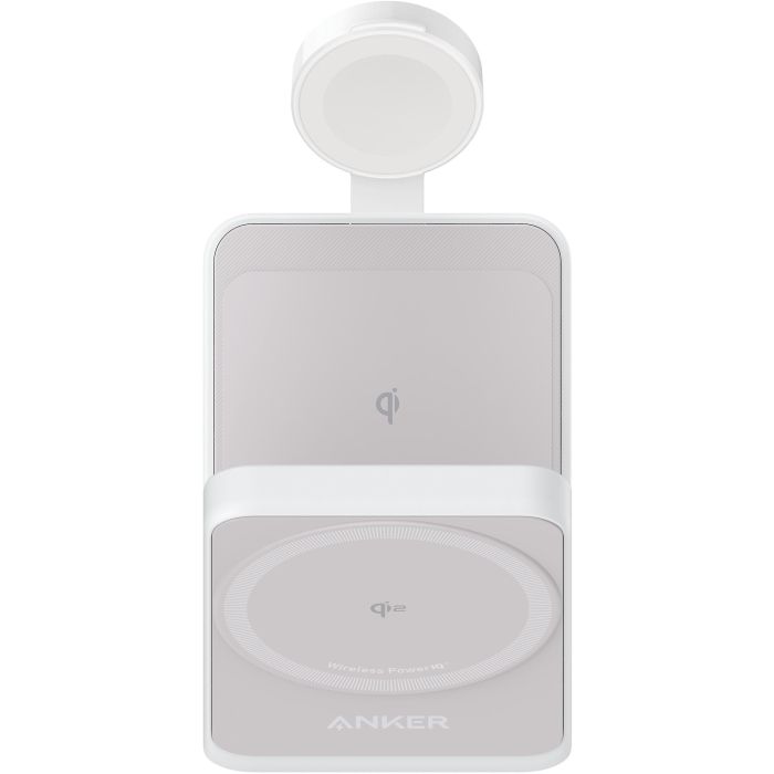 Anker MagGo Cargador Inalámbrico 15W, Estación de Carga 3 en 1 para iPhone, AirPods y Apple Watch 6