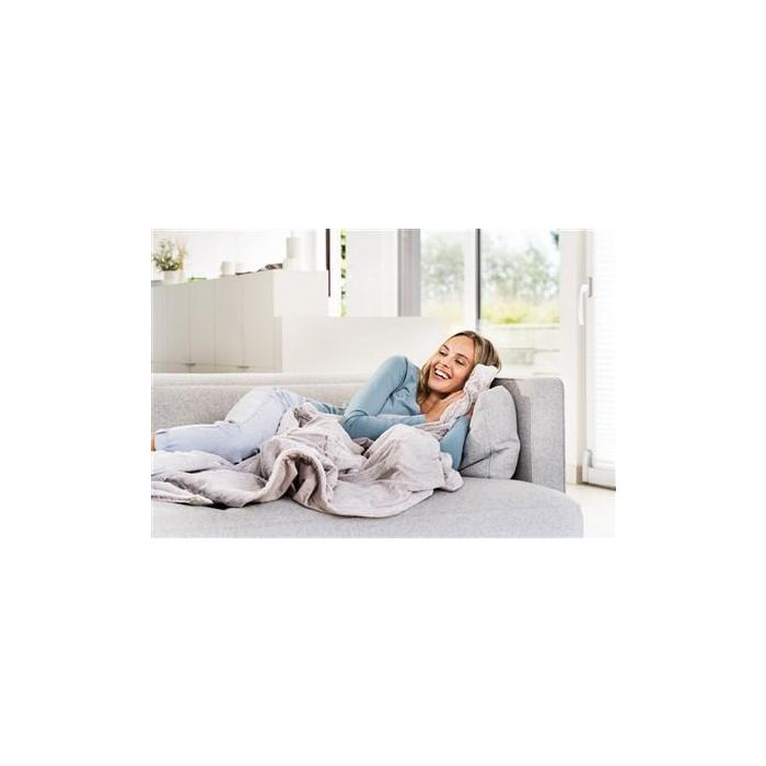 Beurer HD-75 NORDIC Manta de Tacto Suave, 6 Niveles de Temperatura, Sistema de Seguridad BSS 5