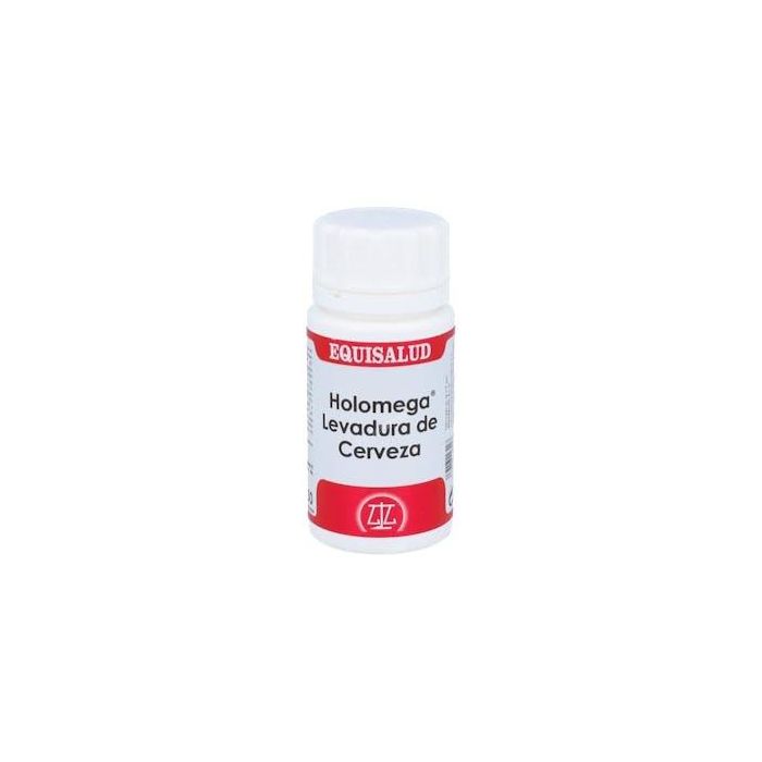 Holomega Levadura de Cerveza 50 Cápsulas. Vitaminas B para Energía, Nervios y Piel.