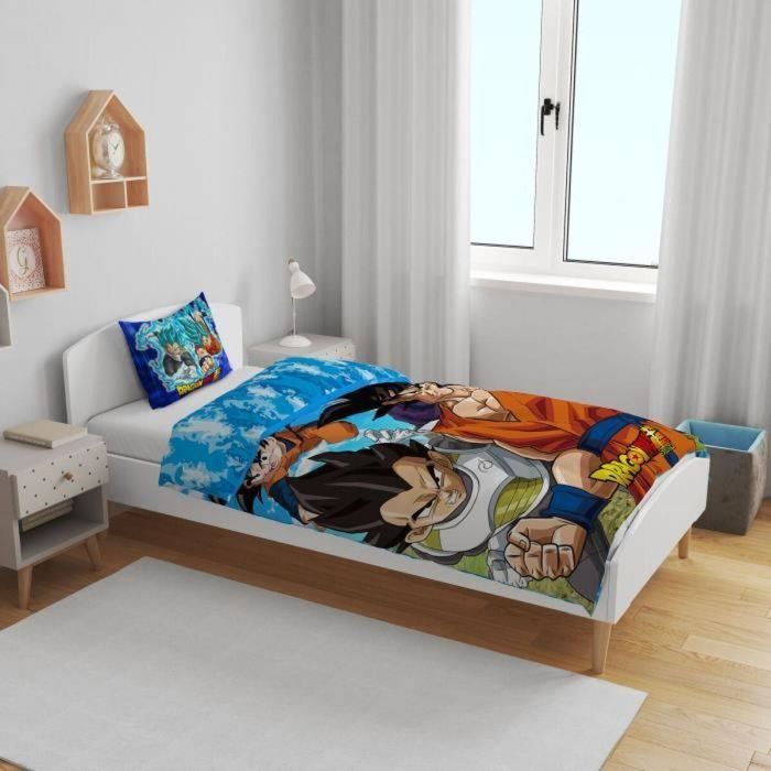 Dragon Ball Z AABFA32160 - Juego de cama de microfibra con funda nórdica 140x200 cm y funda de almohada 63x63 cm 2