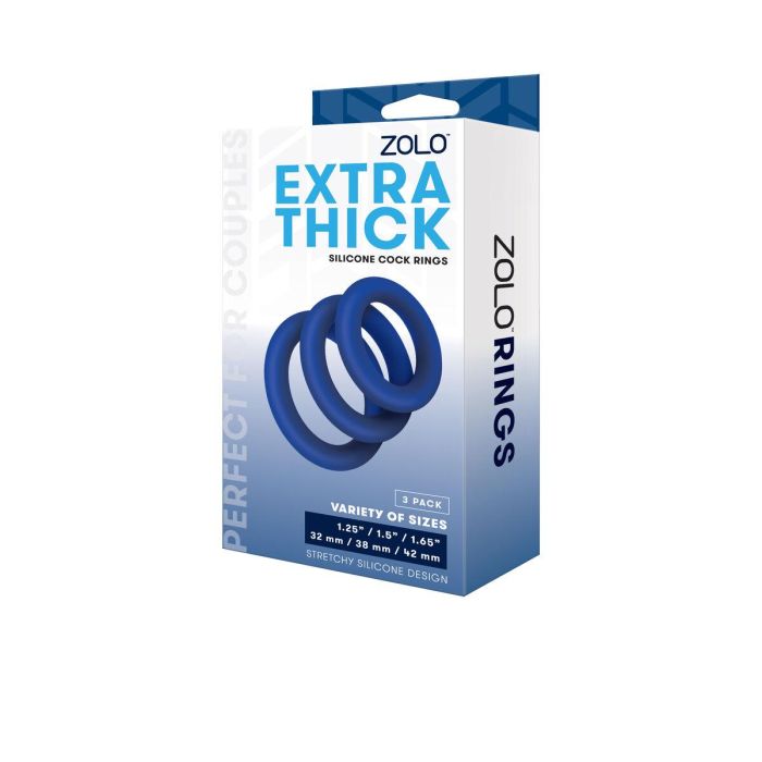 Anillo para el Pene Zolo Azul 2 Anillo para el Pene Zolo Azul 2