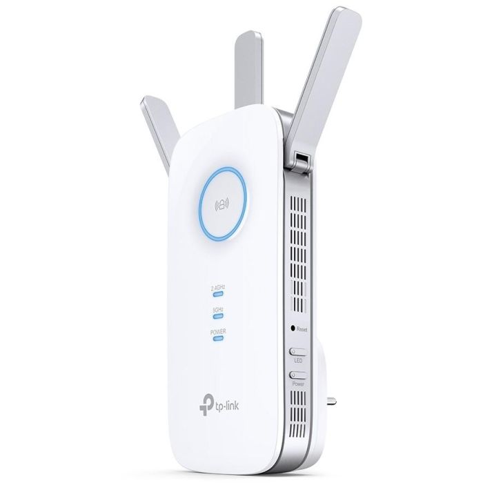 TP-LINK RE550 Extensor de Red Wi-Fi AC1900 Doble Banda, 1300 Mbit/s, con Gigabit Ethernet, Compatible con WPS