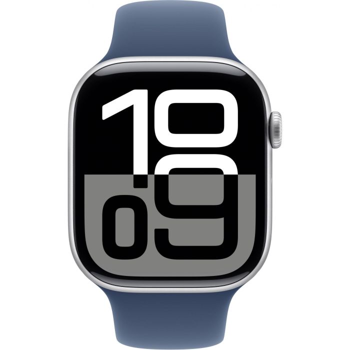 Apple Watch Series 10 GPS + Cellular 46mm Plata Aluminio con Correa Deportiva Azul M/L 1