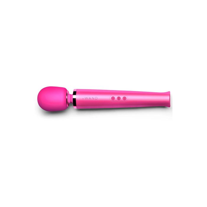 Varita Masajeadora Recargable Le Wand Magenta Rosa 3 Varita Masajeadora Recargable Le Wand Magenta Rosa 3