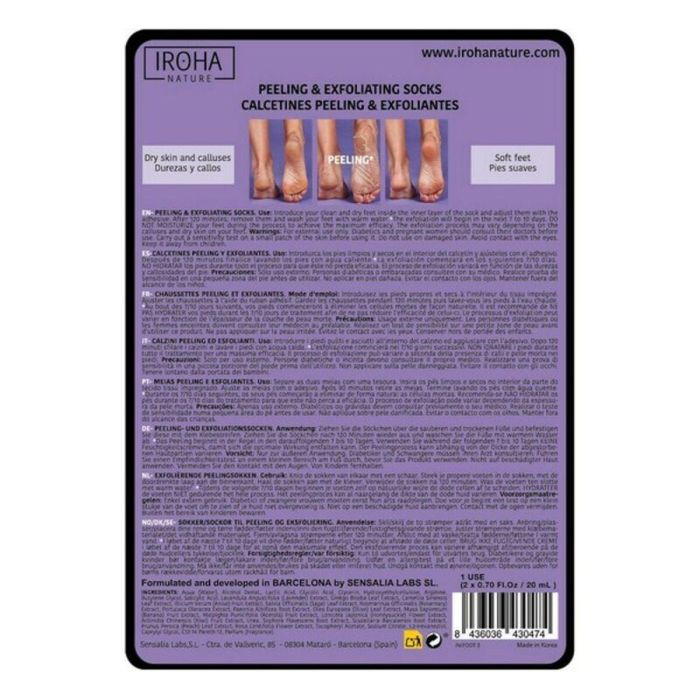 Iroha Lavander Foot Mask Socks Exfoliation 1