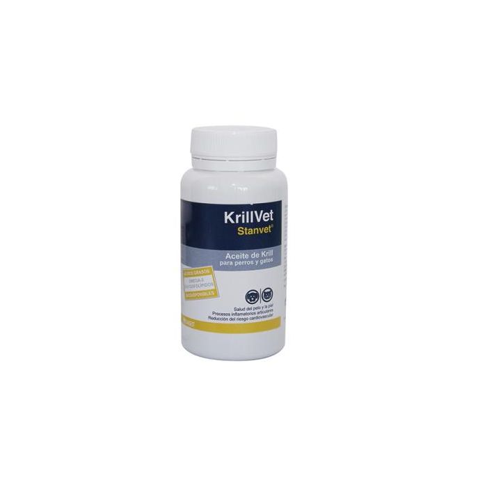 Stangest Krill Vet 120 Cápsulas - Ácidos Grasos Omega 3 para Salud Cardiovascular y Articular en Perros y Gatos