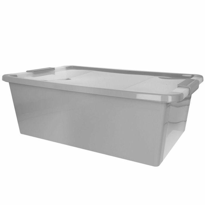 Caja de Almacenaje Curver Gris Plástico 26 L 55 x 19 x 35 cm (7 Unidades) 6 Caja de Almacenaje Curver Gris Plástico 26 L 55 x 19 x 35 cm (7 Unidades) 6