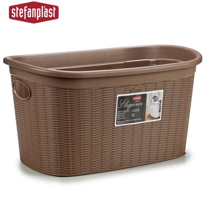 Cesto Ropa Elegance Surtidos Col Neutros Stefanplast 37X26CM (15 Unidades) 1 Cesto Ropa Elegance Surtidos Col Neutros Stefanplast 37X26CM (15 Unidades) 1