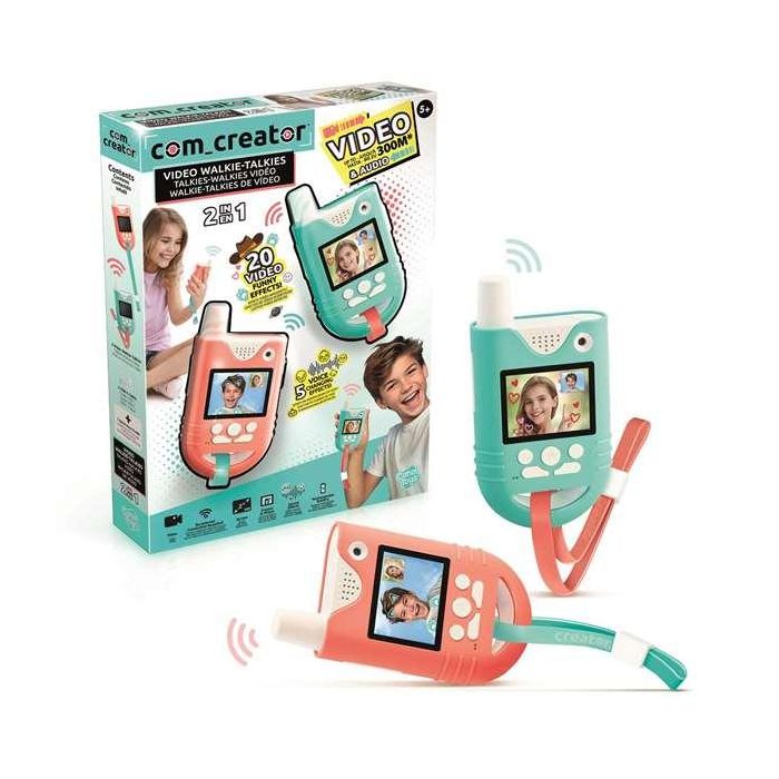 Walkie talkies con videollamada, puedes añadir filtros y efectos de voz. llamadas de audio con alcance de 3 km. 22x30x5.4 cm 0 Walkie talkies con videollamada, puedes añadir filtros y efectos de voz. llamadas de audio con alcance de 3 km. 22x30x5.4 cm 0