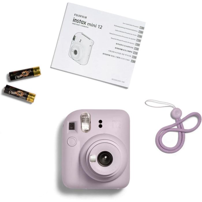 Fujifilm Instax Mini 12 Cámara Instantánea Azul Pastel con Flash 2