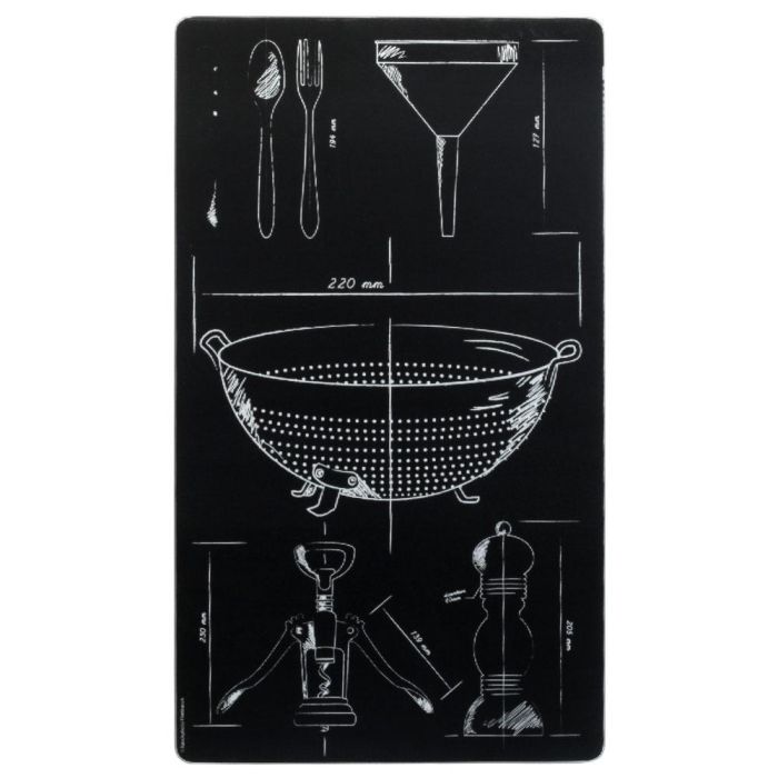 Cuisy Protector Vitrocerámica 52x30 cm para Cocina, Amplía Zona de Trabajo y Protege Superficies 1