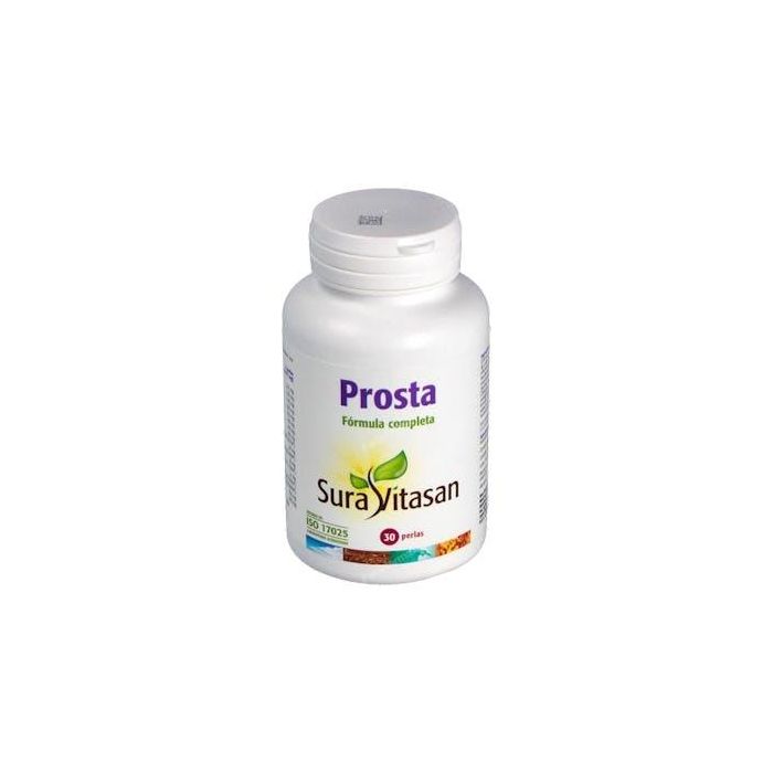 SURA VITASAN Prosta 30 perlas. Complemento alimenticio con Saw Palmetto, Pygeum, Ortiga y Zinc para la salud prostática masculina