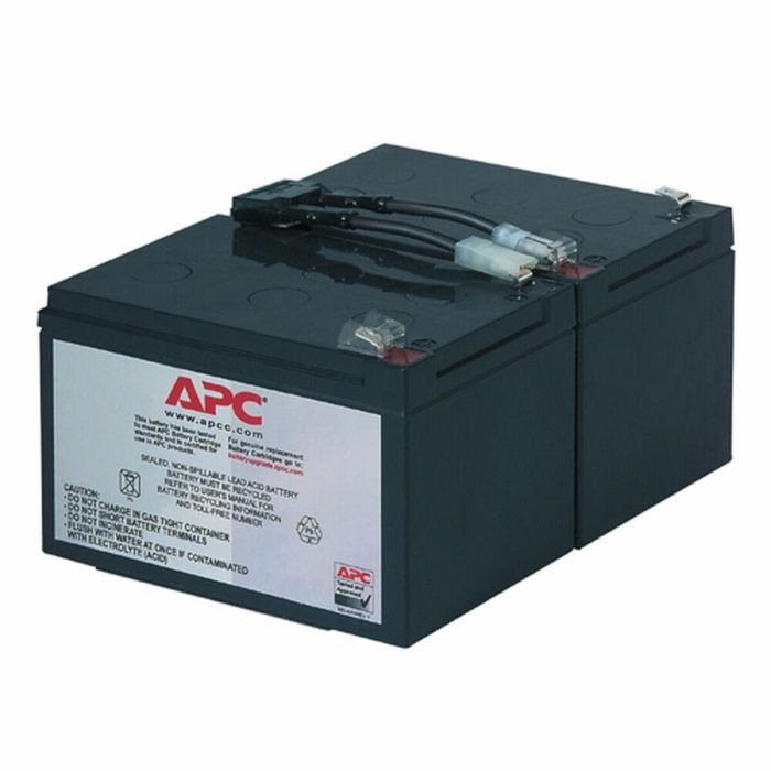 APC Batería de Repuesto RBC6 Sealed Lead Acid VRLA Negra 7,68 kg 195,6 x 152,4 x 94 mm