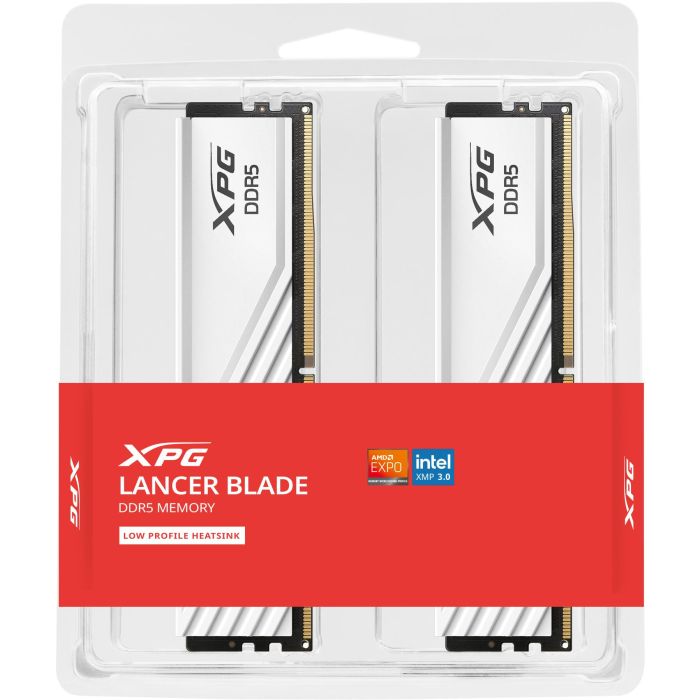 ADATA DIMM 32 GB 6400 (2x 16 GB) Dual-Kit (wei, AX5U6400C3216G-DTLABRWH, XPG Lancer Blade RGB, INTEL XMP, AMD EXPO) 3 ADATA DIMM 32 GB 6400 (2x 16 GB) Dual-Kit (wei, AX5U6400C3216G-DTLABRWH, XPG Lancer Blade RGB, INTEL XMP, AMD EXPO) 3