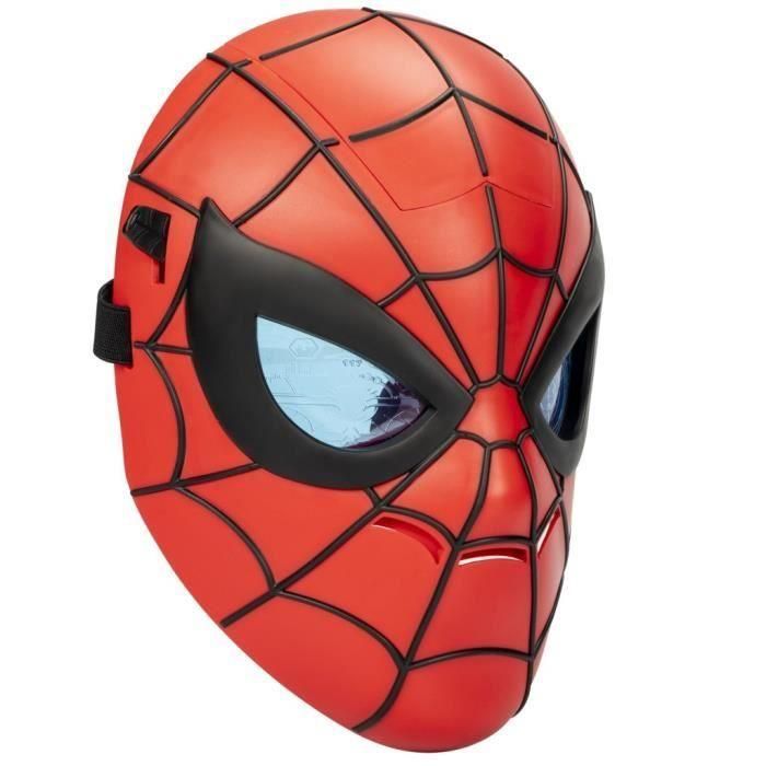 Máscara iluminada de Spider-Man, disfraz iluminado, juguetes de superhéroe para niños de 5 años, Marvel 2